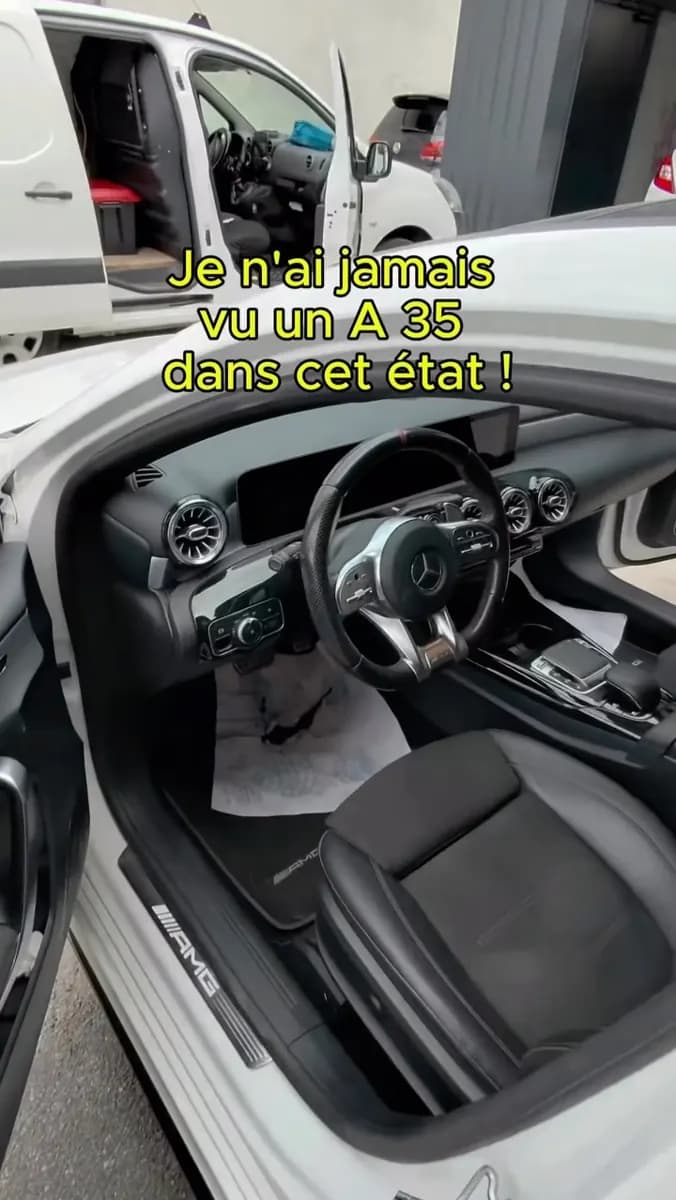 Mercedes-AMG A35 : nettoyage complet par Lustr'Auto 31