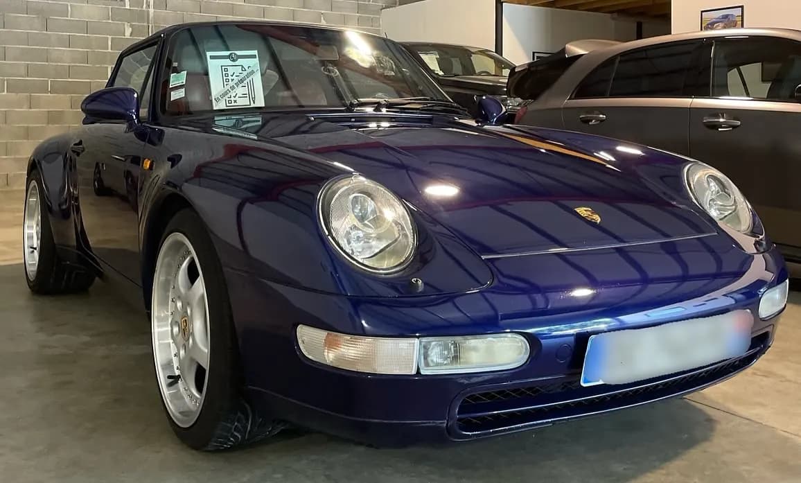 Porsche 911 (993) Cabriolet, polissage et lustrage : photo 1 sur 4