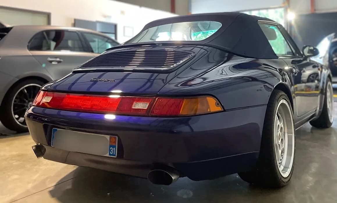 Porsche 911 (993) Cabriolet, polissage et lustrage : photo 2 sur 4