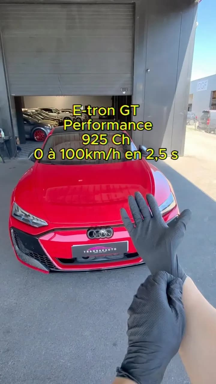 Audi RS e-tron GT : dans les coulisses d'un detailing